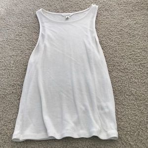 white crop top